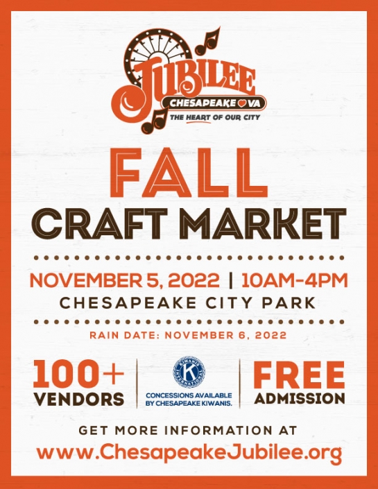 Fall Craft Market 2023 Chesapeake Jubilee